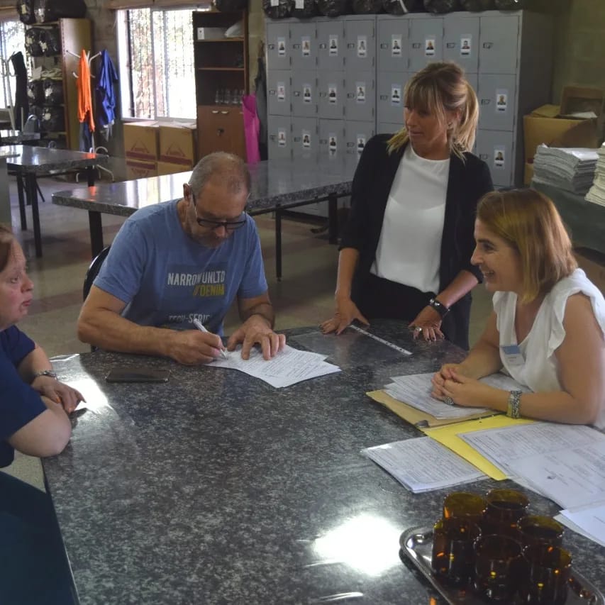 ANSES inició los trámites jubilatorios para los trabajadores y trabajadoras del Taller Protegido Pergamino
