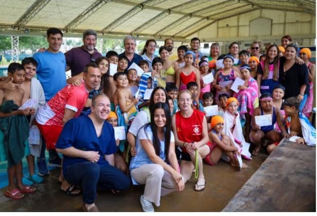 El Programa “Vuelta al agua” cerró el año con una actividad recreativa